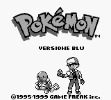 Pokemon - Versione Blu (Italy) Title Screen